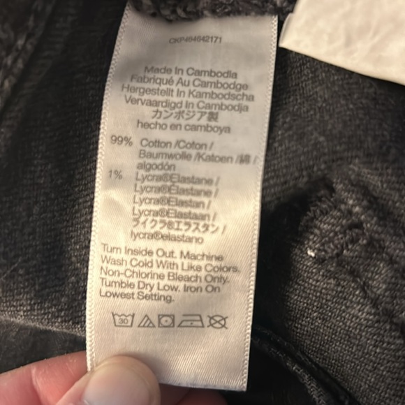 EUC Madewell Perfect Vintage Wide-leg Jean black, 31 - Picture 7 of 9